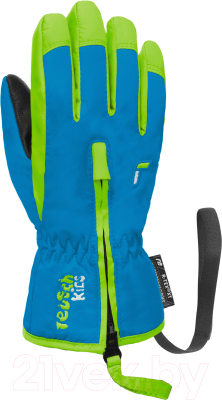 Перчатки лыжные Reusch Ben / 6285108-4525 (р-р 5, Brilliant Blue/Safety Yellow)