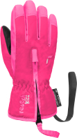 Перчатки лыжные Reusch Ben / 6285108-3329 (р-р 4, Fuchsia Purple/Knockout Pink) - 