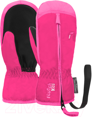 Варежки лыжные Reusch Ben / 6285408-3329 (р-р 1, Mitten Fuchsia Purple/Knockout Pink)