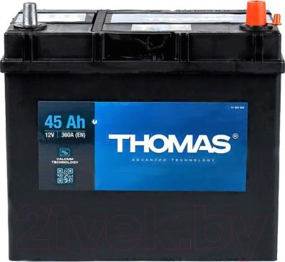Автомобильный аккумулятор THOMAS Asia R+ (45 А/ч)