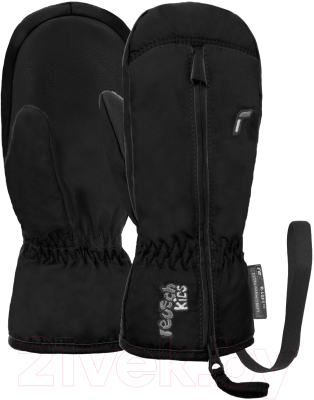 Варежки лыжные Reusch Ben Mitten / 6285408-7700 (р-р 1, Mitten Black)