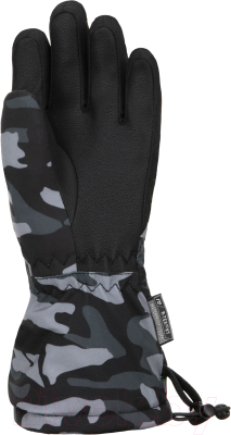 Перчатки лыжные Reusch Maxi R-Tex Xt / 6285215-7696 (р-р 3, Black/Grey Camou)