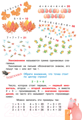 Учебное пособие АСТ Таблица умножения с подсказками
