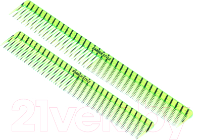 Изображение товара Набор расчесок Dewal Barber Style Neon CO-1NEON (2шт)