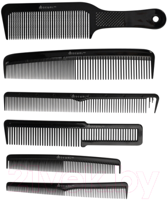 Набор расчесок Dewal Barber Style CO-6000K12J в чехле