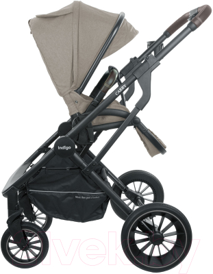 Детская универсальная коляска INDIGO Carry 2 в 1 (бежевый)