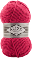 Пряжа для вязания Alize Superlana Maxi 25% шерсть, 75% акрил / 798 (100м, ярко-розовый) - 