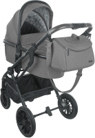 Детская универсальная коляска INDIGO Carry 2 в 1 (серый) - 