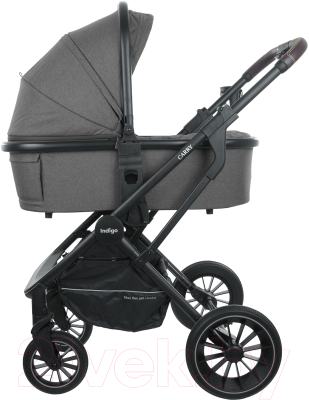 Детская универсальная коляска INDIGO Carry 2 в 1 (серый)