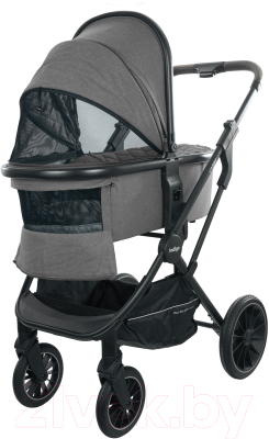 Детская универсальная коляска INDIGO Carry 3 в 1 (серый)