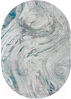 Ковер Milat Leda C793B-GRAY-BLUE-OVAL (1.5x2.3)