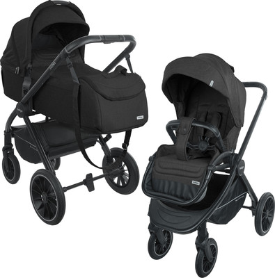 Детская универсальная коляска INDIGO Ultra 2 в 1 (черный) - 
