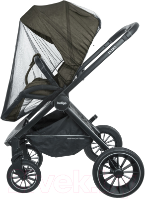 Детская универсальная коляска INDIGO Ultra 3 в 1 (бежевый)