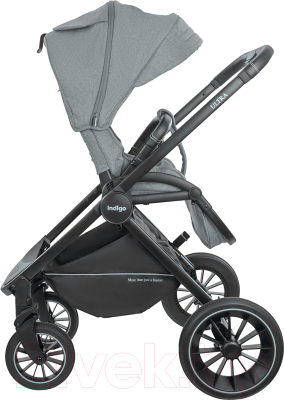 Детская универсальная коляска INDIGO Ultra 3 в 1 (серый)