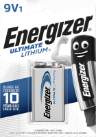 

Батарейка Energizer, Lithium Ultimate 9V/6FR61/L522