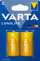 Комплект батареек Varta Longlife C/LR14 (2шт) - 