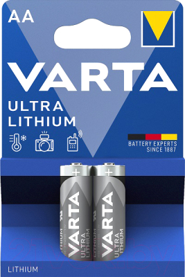 Изображение товара Комплект батареек Varta Ultra AA/FR6 Lithium (2шт)