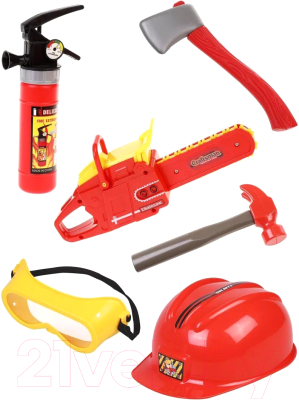 Игровой набор пожарного Наша игрушка LS569-A