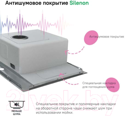 Мойка кухонная IDDIS Haze HAZ78SRi77