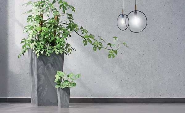 Кашпо Prosperplast Urbi Square Beton Effect / DURS325E-S433 (антрацит)