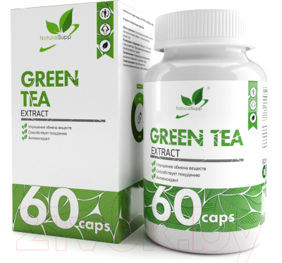 Пищевая добавка NaturalSupp Экстракт зеленого чая (60капсул)