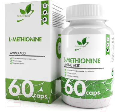 L-метионин NaturalSupp 60 капсул