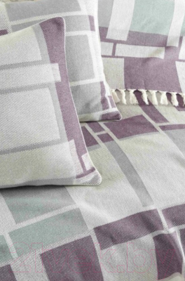 Набор текстиля для спальни Sarev Enlora Lila Евро / Y 875 ENLORA LİLA/V2