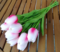 Искусственный цветок ForGarden Тюльпан / BN10616 (розово-малиновый) - 