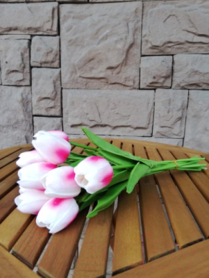 Искусственный цветок ForGarden Тюльпан / BN10616 (розово-малиновый)