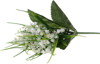 Искусственный цветок ForGarden Ландыш / BN10623 (белый) - 