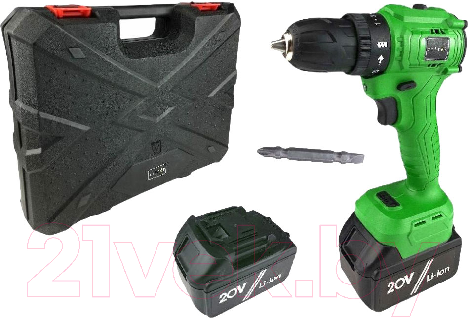 Аккумуляторная дрель-шуруповерт Zitrek Greenpower 20 Pro SET 1 / 063-4061