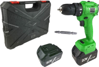 Аккумуляторная дрель-шуруповерт Zitrek Greenpower 20 Pro SET 1 / 063-4061 - 