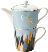 

Набор для чая/кофе Portmeirion, Sara Miller London. Frosted Pines / SMFPF79200-XG