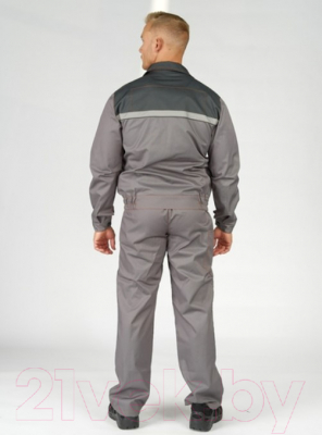 Комплект рабочей одежды Bellon Company Строитель (р.56-58/170-176, серый)