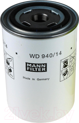 

Масляный фильтр Mann-Filter, WD940/14
