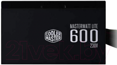Блок питания для компьютера Cooler Master MasterWatt Lite 230V 600W (MPX-6001-ACABW-ES)