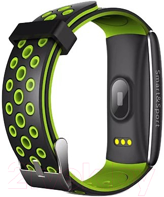 Фитнес-браслет SOVO SE12 цветной дисплей (черный/зеленый)
