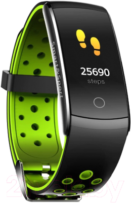 Фитнес-браслет SOVO SE12 цветной дисплей (черный/зеленый)