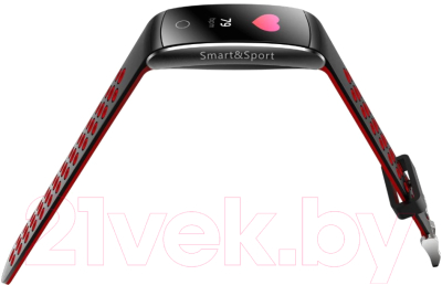 Фитнес-браслет SOVO SE12 цветной дисплей (черный/красный)