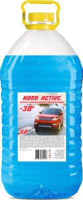 Жидкость стеклоомывающая Nord Active -30 (5л)