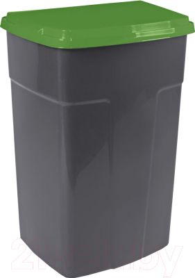 Контейнер для мусора Алеана 122062 (темно-серый/зеленый)
