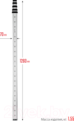 Нивелирная рейка Зубр РГ 5 / 34948-5