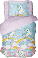 

Комплект постельного белья, Волшебная ночь Raindow unicorn КПБ ВНJ 8785/1+8564/1
