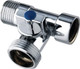 Шаровой кран Tim 1/2x3/4x1/2 / BL5837 - 