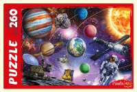 Пазл РЫЖИЙ КОТ Космический Вираж №2 / П260-8203 (260эл) -