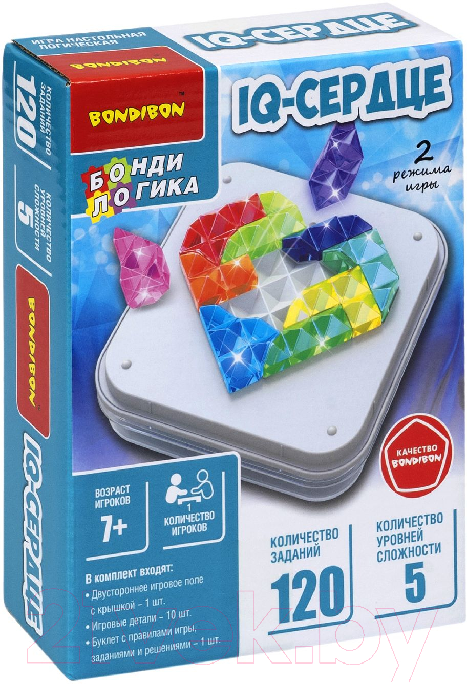 Развивающая игра Bondibon IQ-Сердце / ВВ5834