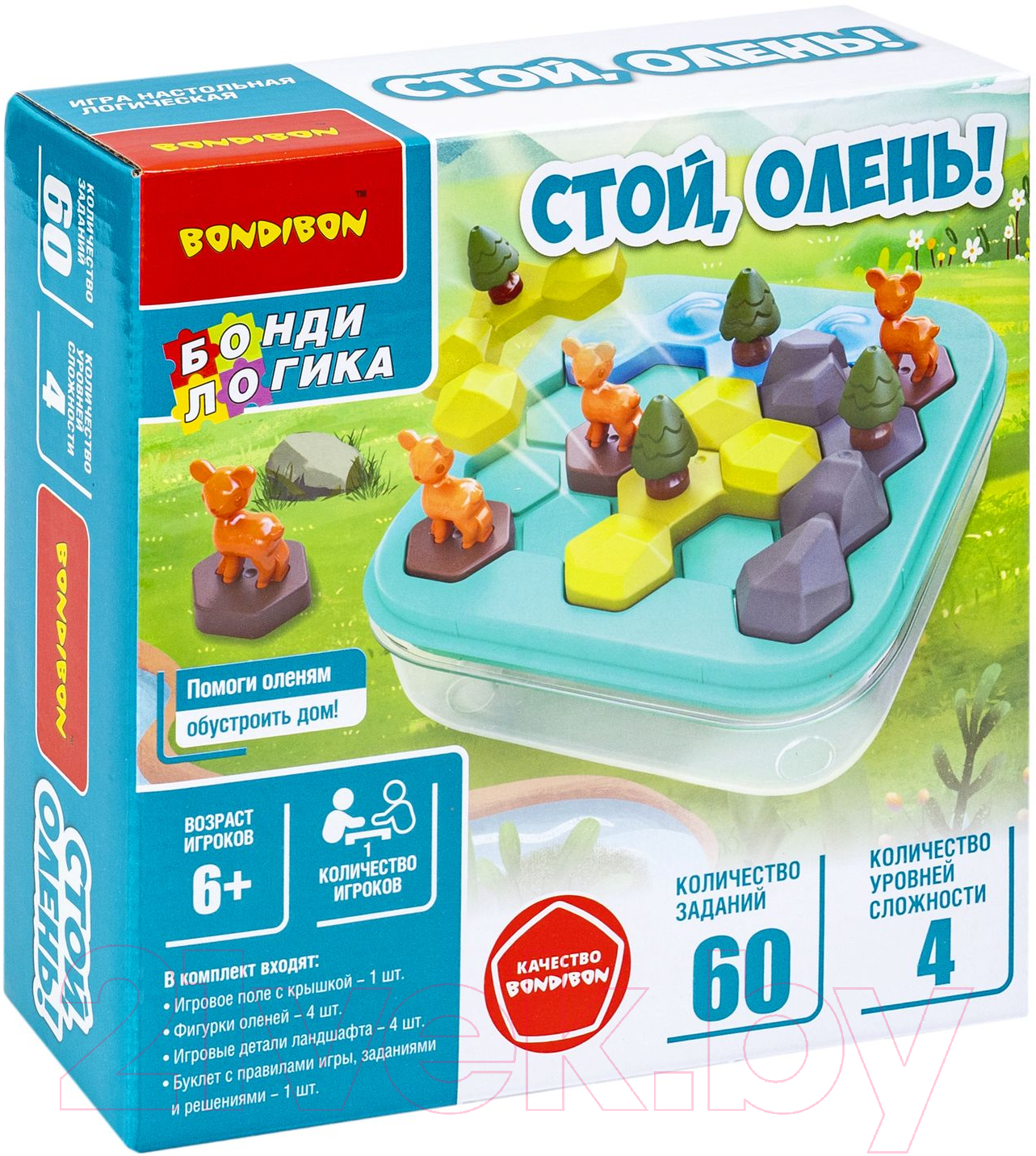 Развивающая игра Bondibon Стой, олень! / ВВ5835