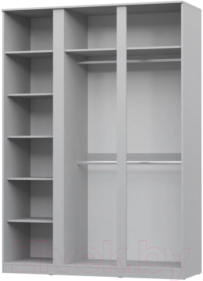 Шкаф НК Мебель Stern 3-х дверный с зеркалом / 72676504 (белый)