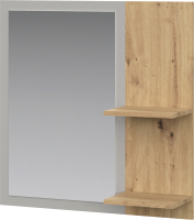 Зеркало НК Мебель Нордик / 71916988 (холодный серый/дуб артизан) - 