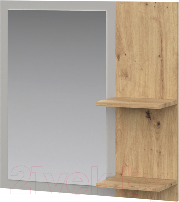 Зеркало НК Мебель Нордик / 71916988 (холодный серый/дуб артизан)